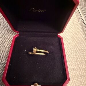 Authentic Cartier Juste en Clou ring